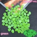 100Pcs/500Pcs Outdoor Glowing Miniature Pebbles, Garden Pots Mini Garden Accessories, Yard Decor, Yard Essentials, Wedding Party Decor, Festival Supplies, Garden Aquarium Glow Stones! (0.8*1Cm) - Made Of Resin - Image 20