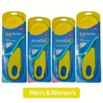 2Pcs/Pair Silicone Shock-Absorbing Insoles Pu Insoles Gel Insoles