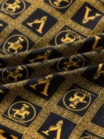 4Pcs Men'S Luxury Black & Golden Boxer Briefs - High-Elasticity, Comfortable Polyester-Spandex Blend, Non-Transparent With Unique Geometric & Floral Prints - Stylish Casual Underwear - Image 10