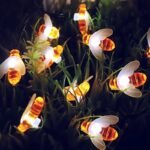 5M Solar-Powered Honey Bee String Lights, 20 Led Warm Glow Outdoor Garden & Patio Decor,, Easy Installation With Removable Stand, Perfect For Christmas & Year-Round Use, Festive Yard Decor | Whimsical Bee Design | Solarpowered Light, Solar Garden Decor - Image 12