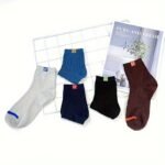 5 Pairs/10 Pairs Pack Sp Mid-Tube Business Men'S Socks, Not Easy To Smelly Feet, Mixed Color Mid-Tube Men'S Socks, Breathable And Sweat-Absorbent, Sweat-Resistant - Image 6