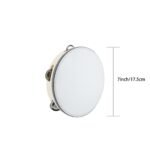 1Pc Wood Handheld Tambourine, Single Row Metal Jingles, Percussion Musical Instrument For Church, Ktv, Party, Game - Image 4