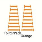 16Pcs Easy-Install No-Tie Silicone Elastic Shoelaces - Waterproof, Stain-Resistant Elastic Laces For Sneakers & Boots - Image 17