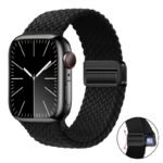 Versatile Accessory, Adjustable Magnetic Nylon Strap For Apple Watch - Durable Braided Solo Loop, Secure Buckle Closure, Compatible With Series 1-10 & Ultra/Ultra 2, Multiple Colors Available, Wearable Tech Gear|Stylish Wristband|Versatile Fashion, Apple Watch Accessories - Image 5