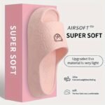 Cute Cartoon Bear Pattern Slides, Casual Soft Sole Pillow Slides, Comfortable Indoor Home Slides