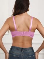 2Pcs Women'S Maternity Bra Set - Breathable, Glossy Underwire With Rhinestone Detail, Comfort Fit For Casual Attire, Breathable Bra|Glossy Finish|Rhinestone Embellishments - Image 9