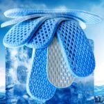 4Pcs/2 Pairs Summer Cooling Insoles - Breathable, Unisex Ultra-Light Insoles, |Breathable Design|Sweat Absorbing|Shock Absorbing|Long-Lasting|Men'S Insoles|Ladies Insole|Sports Insole|Air Cushion|A Very Light Shoe Insole|Sports/Casual Shoes|Blue - Image 6