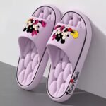 Mickey & Minnie Women'S Soft Eva Slippers - Comfortable, Non-Slip, Open-Toe Design For Home & Bathroom, All-Season Slip-On Shoes With Cartoon Patterns, Home Slippers | Playful Design | Soft Eva Material, House Slipper - Image 6
