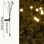 1Pc Solar Firefly Lamp: Add A Magical Glow To Your, Or Party For Christmas, Halloween, Thanksgiving Easter Gift Halloween Gift - Image 9