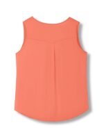 Plus Size Casual Tank Top, Women'S Plus Solid Round Neck Medium Stretch Henley Tank Top - Image 8