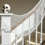 1Pc/10Pcs Black & White + Spider Web Mesh, Dark Gothic Style With Sheer Fabric And Irregular Netting / Wrinkled Drape Effect For A Lightweight Transparent Look - Perfect Halloween Decor To Create Mystery Atmosphere: Ideal Party Props Or Porch Staircase Adornment - Image 5