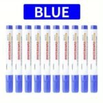 Whiteboard Markers Set Of 10 - Medium Point Dry Erase & Wet Erase Markers, Long-Lasting, Easy Erase, Perfect For Teachers And Classrooms - Black, Red & Blue Colors Available - Image 5