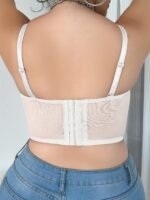 Plus Size Women'S Underwire Push-Up Strapless Bra - Adjustable Thin Cup Shaping Camisole With Breathable Support, Tummy Control & Waist Slimmer For Everyday Elegant Fit, Strapless Push Up Bra, Underwire Support, Durable Underwire - Image 4