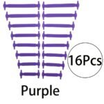 16Pcs Elastic No-Tie Shoelaces 16Pcs Silicone No-Tie Shoelaces, Elastic Quick-Fit, Comfortable, Durable, Time-Saving Replacement Laces For Shoes - Image 11