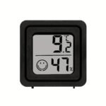 1Pc Digital Thermometer Hygrometer For Home, Car, And Laboratory Use - Battery-Powered, 0.01?C/0.Rh Accuracy, Compact Design With Lcd Display, Ideal For Indoor Temperature And Humidity Measurement, Indoor Thermometer | Modern Thermometer | Durable Plastic Body, Thermometer For Home, Digital Clock For Wall, Digital Wall Clock, Clock Digital, Weather Station, Humidity Meter, Temperature And Humidity Sensor, Temperature Meter, Outdoor Thermometer, Indoor And Outdoor Thermometer, Window - Image 3