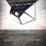 New 100Led Wall Sensor Light, Intelligent Light Sensor, Solar Charging, Brightness Automatic Adjustment, Outdoor High Quality Solar Sensor Light, Four Side Luminous Human Sensor Wall Light - Image 9
