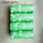60Pcs/4Rolls Bone-Printed Dog Waste Bags, Leak-Proof Pet Poop Bags With Easy-Tear Design - Durable Polyethylene Material, 2Kg Load Capacity For Outdoor Pet Waste Cleanup - Image 8