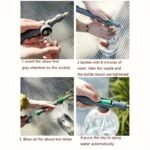 1Pc Plastic Garden Sprayer, Handheld Pressure Pump Watering Can, Universal Thread European And American Standard, Adjustable Nozzle For Watering Plants And Applying Fertilizers - Image 2