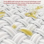 Multi-Purpose Shoe Cleaner Gel With Sponge ? Instant Whitening & Stain Removal For Sneakers, Faux Leather Goods, Car Interiors & More ? Jasmine Scented, Concentrated Formula For Effortless Cleaning, Illustrated Instructions | Moisturefree Cleaning, Shoe Cleaner For Sneakers - Image 8