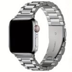 Stainless Steel For Apple Watch Band Compatible With Series 1-11 & Se/Se2/Ultra - Heavy Duty Metal Strap, Compatible With 38Mm/40Mm/41Mm/42Mm/44Mm/45Mm/49Mm Case - Secure Buckle Closure, Scratch-Resistant, Compatible With For Apple Watch Ultra 3/2/1 - Image 7