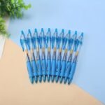 A Set Of 10 0.5Mm Press Ballpoint Pens/Refills, With The Option Of 10 Refills For Replacement. It Features A Large Capacity And Strong Writing Ability, Making It Suitable For School Offices - Image 3