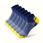 6 Pairs Of Men'S Low Cut Ankle Socks, Anti Odor & Sweat Absorption Breathable Socks, For All Seasons Wearing - Image 4