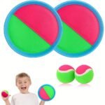 Goo Ball Kids Toys - Outdoor Games, Beach Toys, Toss And Ball Set With 2 Paddles And 1 Balls, Perfect Beach Games Sets Playground Sets For Backyards Easter Gifts For Kids/Adults/Family - Image 9