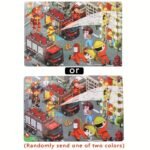 30Pcs Wooden Puzzles For Kids - Animal, Dinosaur & Cartoon Themes With Fire Trucks, Police Cars & Construction Vehicles - Educational Toys For Hand-Eye Coordination, Problem-Solving & Cognitive Development - Vibrant Colors, Durable Wooden Flat Puzzles For Kindergarten & Early Learning Gifts, Kids Learning Games | Cartoon Vehicles | Safe For Kids, Puzzles For Toddlers - Image 19