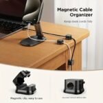 2/4/6Pcs Pp Magnetic Cable Clips: Adjustable, Non-Slip Cable Organizer, Charging Cable Storage Clip, For Neat Office Desk, Car And Home Wiring Fixing Storage Practical Gadget - Image 10