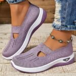 Women'S Slip-On Casual Sneakers - Breathable Fabric Upper & Eva Cushioned Sole, Low-Top Comfortable Walking Shoes For All-Season Wear, Multi-Color Options, Ladies Sneakers - Image 26
