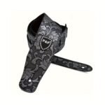 Premium Faux Leather Guitar Strap - Adjustable 129.54Cm-149.86Cm, Durable & Embossed Design With Floral Patterns Or Crocodile Texture, Ideal For Acoustic, Electric & Bass Guitars - Available In Multiple Colors, Guitar Accessories - Image 7