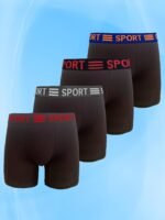 1-Pack Men'S Boxer Briefs - Minimalist Everyday Underwear, Soft Stretch Fabric, Everyday & Formal Wear - Bulk Pack For Convenience - Compatible With Standard Boxer Briefs, Comfortable Undergarments, Simple Design, Breathable Material, Multipack Undergarments, Daily Essentials - Image 5