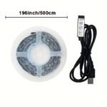 1 Set 4.98Meter For Tv Led Backlight 55.88-165.1 Cm, Smart Tv Led Lights Are Dimmable In 8 Colors, Dynamic Mode, Sensitive And Adjustable Tv Light Strip Is Suitable For Game Room, Tv Background Decoration Eid Al-Adha Mubarak - Image 2