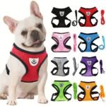 Dog Harnesses Leash, Mesh Cloth Pet Collars, Puppy Breathable Reflective Lead Dog Rope, Adjustable Pet Supplies Christmas Gift - Image 18