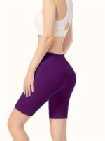 1Pc Plus Size Simple Underwear, Women&Apos;S Solid Color Mid Rise Soft & Comfortable Panty - Image 5