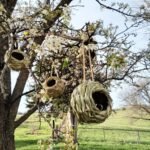 2Pcs/3Pcs/4Pcs Hand Woven Hummingbird Nest House - Perfect For Outdoor Garden And Yard, Ball Shape Design For Comfortable Nesting - Image 11