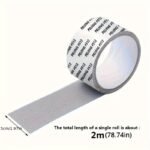 Anti-Mosquito Mesh Repair Tape, Waterproof Self-Adhesive Patch For Dorm Screens And Curtains, Strong Bond Fiberglass Repair Tape For Screen Tear, 2M Roll For Window And Door Screen Repair - Image 4