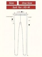 Women'S Fake Translucent Thermal Pants For Fall & Spring, High Rise High Stretch Slim Fit Tights - Image 6