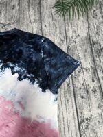 Women'S Plus Size Watercolor Print T-Shirt - "Nope Not Today" Graphic Short Sleeve Round Neck Top, Black With Pink & White Artistic Design, Breathable Summer Casual Loungewear, Machine Washable, Ladies T Shirts, Everyday Comfort, Trendy Graphic Tee, Medium Stretch Fabric - Image 4