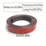 Strong Adhesive Magnetic Tape Roll - 3.3Ft, 2/5'' Wide, Multiple Thicknesses (1Mm/1.5Mm/2Mm), Ideal For Crafts, Whiteboards & Fridge Organization - Image 7