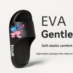Stitch & Angel Cartoon Eva Flip-Flops - Soft Insole, Durable Sole, Washable, All-Season Casual Sandals For Warm Weather | Playful Design | Eva Flip Flops, Home Slippers, Couple Sandals, Unisex Sandals - Image 5