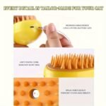 Self-Cleaning Massage Comb, Cat Comb Floating Hair Removal Comb, Pet Care Pet Grooming Brush, Cat Pet Steam Brush Electric Spray Massage Brush, Remove Tangles And Loose Hair For Cats And Dogs. - Image 8