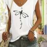 Women'S Casual Print Versatile T-Shirt