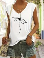 Women'S Casual Print Versatile T-Shirt