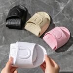 Eva Foldable Slippers For Travel, Indoor Bathroom Massage Sandals, Unisex Quick-Dry Non-Slip Flat Sole Slippers, All-Season Simple Solid Color Slip-On Clogs