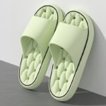 Home Slippers Summer Indoor Anti-Slip Bathroom Bathing Couple Thickened Hollow Quick-Drying Outdoor Slippers For Women - Image 6