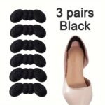 3 Pairs Heel Scuff Pads 003 Heel Pads For Women High Heels, Clear Pads, Adhesive Heel Pads - Image 3
