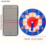 Not Real Clock, Wooden Educational Clock Toy, Student Timepiece Model, Digital Clock Toy, Children'S Learning Time Toy - Image 4