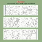 Creative Doodle & Painting Roll For Ages 3+ - 300Cm Unfolding Graffiti Paper, Develop Creativity And Motor Skills, Mixed Color Watercolor Compatible Art Scroll - Image 7