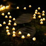 Solar-Powered Mushroom Lights With 10 Leds -, Multi-Color Options (Blue/Purple/Warm), Easy Install, Outdoor Garden & Yard Decor - Image 10